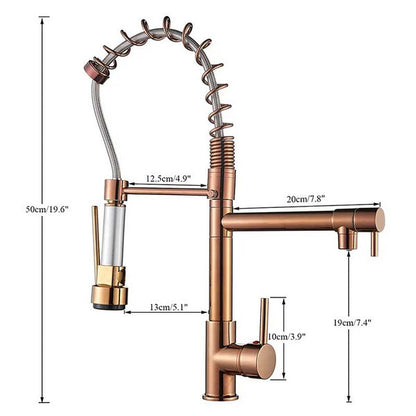 Gourmet Kitchen Faucet – Premium Rosé Gold — Kitchen Faucet (view 8)