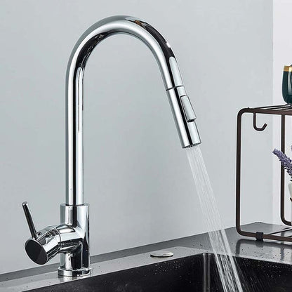 Gourmet Kitchen Faucet – Slim Chrome — Kitchen Faucet (view 3)
