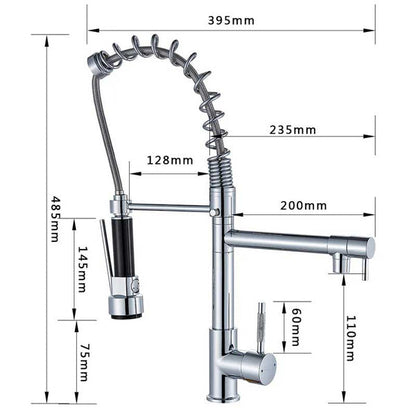 Gourmet Kitchen Faucet – Premium Chrome — Kitchen Faucet (view 6)