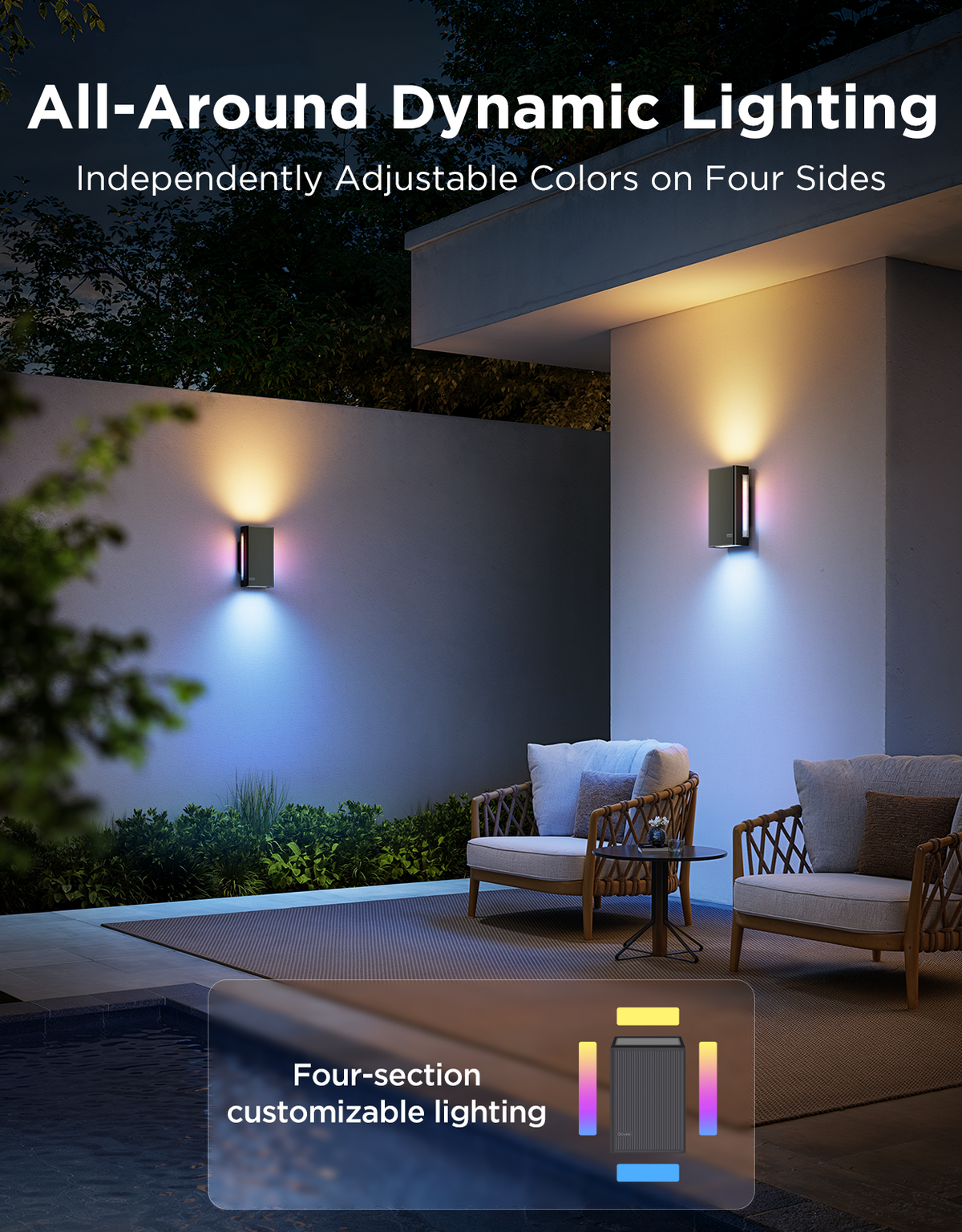 【Business Only】Govee Outdoor UpDown Wall Light