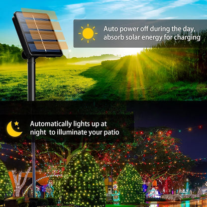 Radiant Solar Christmas Lights — home decor (view 4)