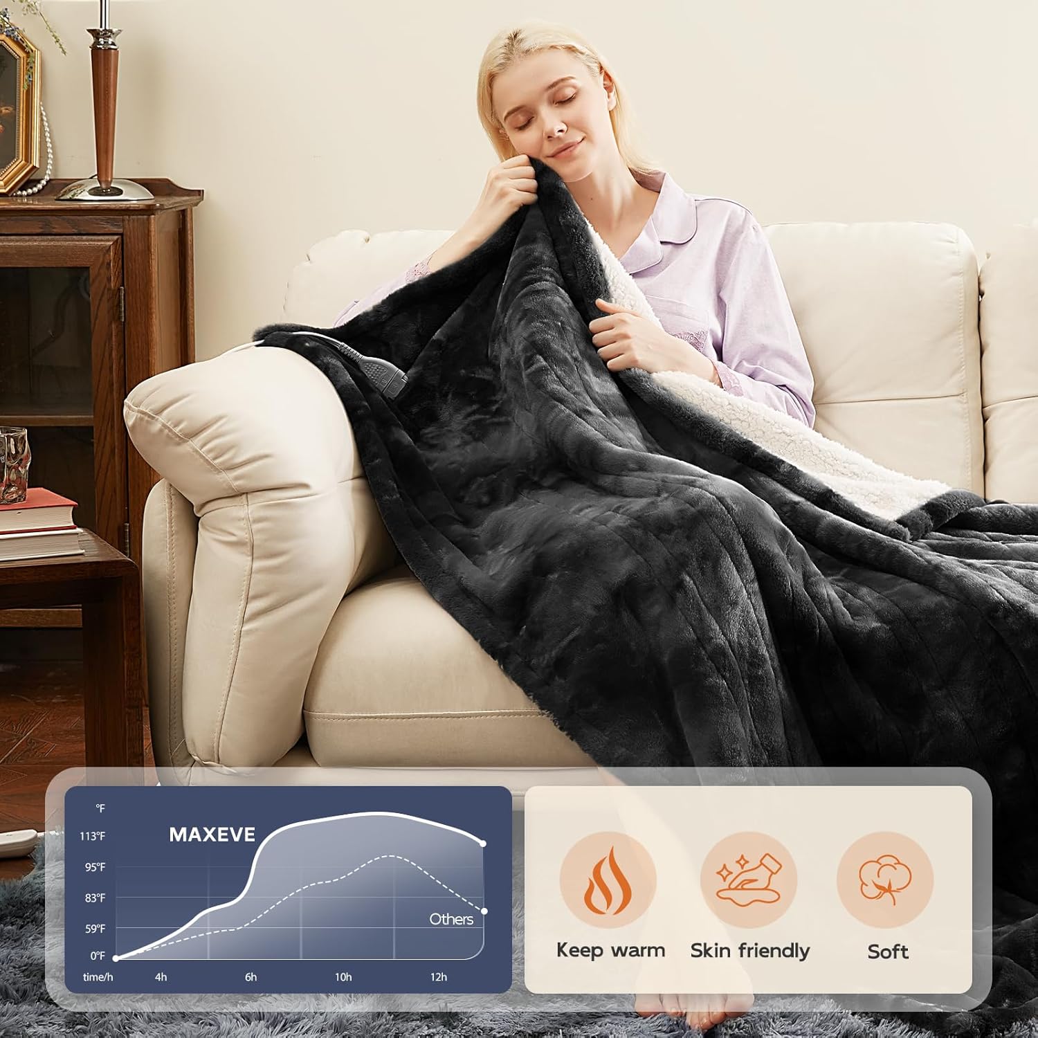 Cozy Warmth Electric Blanket — home decor (view 8)