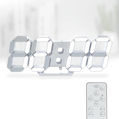 Bold Large LED Wall Clock — home decor