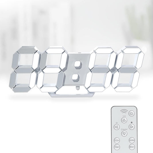 Bold Large LED Wall Clock — home decor