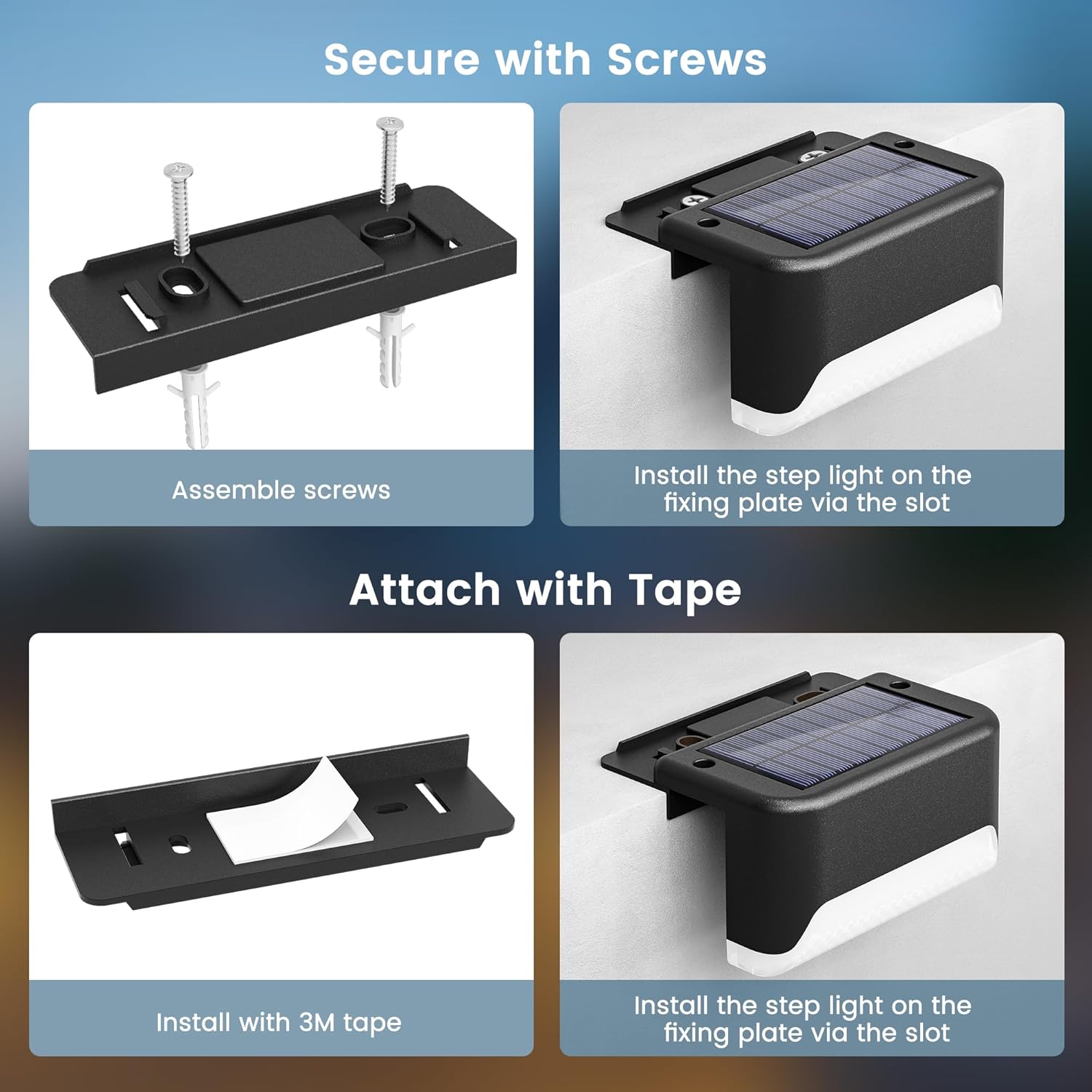 Premium Solar Deck Lights Illuminate Your Steps All Night — home decor (view 9)