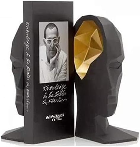 Knowledge In The Brain Bookends — home decor (view 4)