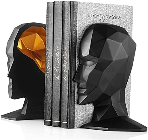 Knowledge In The Brain Bookends — home decor