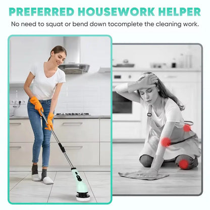9 in 1 Spin Cleaning Brush — home decor (view 3)