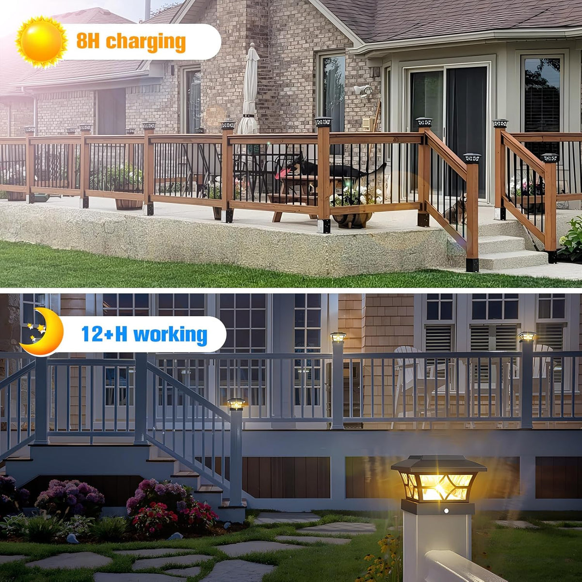 Solar Post Cap Lights — home decor (view 5)