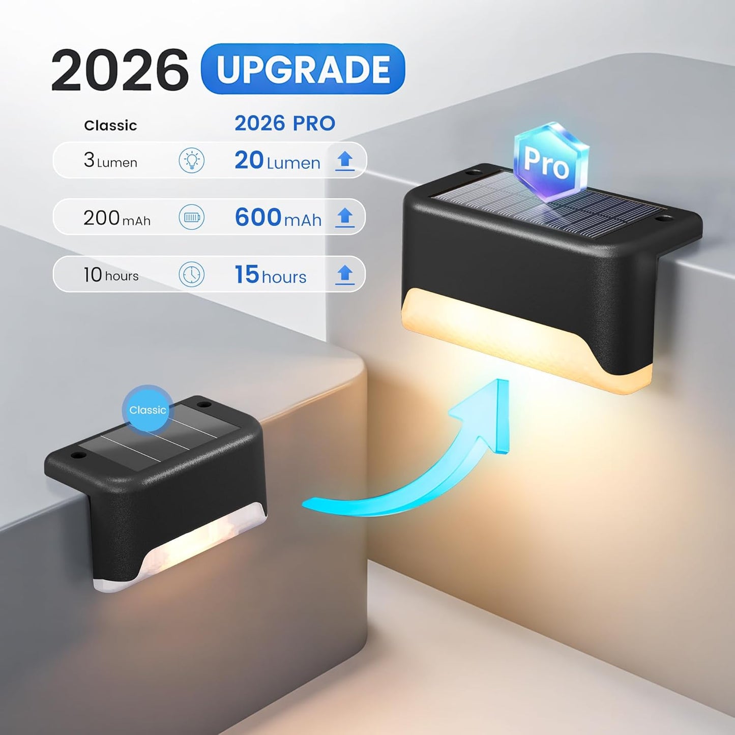 Premium Solar Deck Lights Illuminate Your Steps All Night — home decor (view 3)