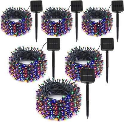 Radiant Solar Christmas Lights — home decor