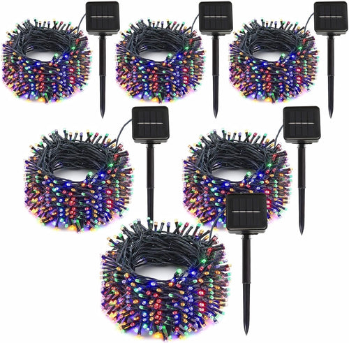 Radiant Solar Christmas Lights — home decor