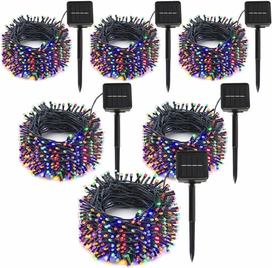 Radiant Solar Christmas Lights — home decor