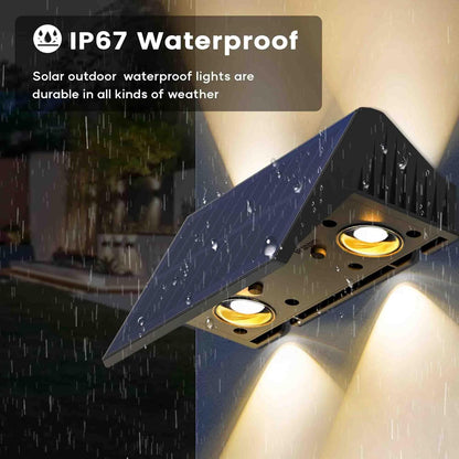 Smart Solar Fence Lights — home decor (view 3)