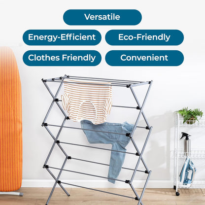 Space-Saving Clothes Drying Rack — home decor (view 3)