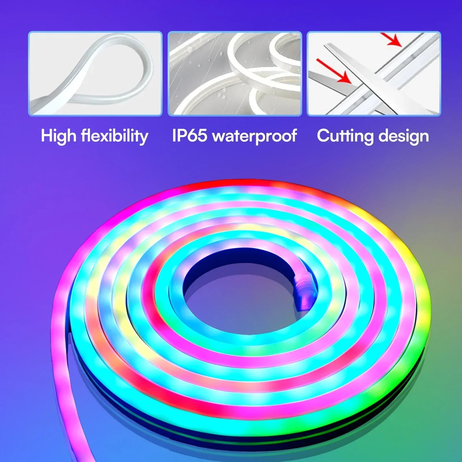 Colorful Smart Light Strip — home decor (view 4)