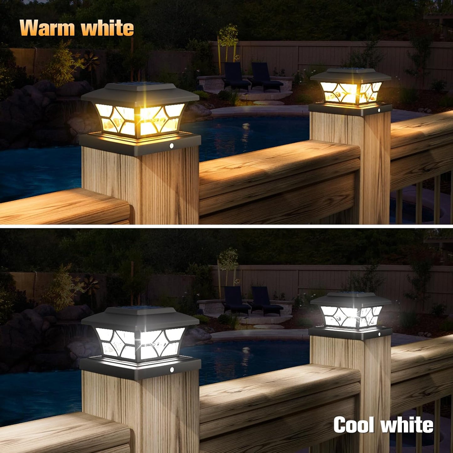 Solar Post Cap Lights — home decor (view 3)