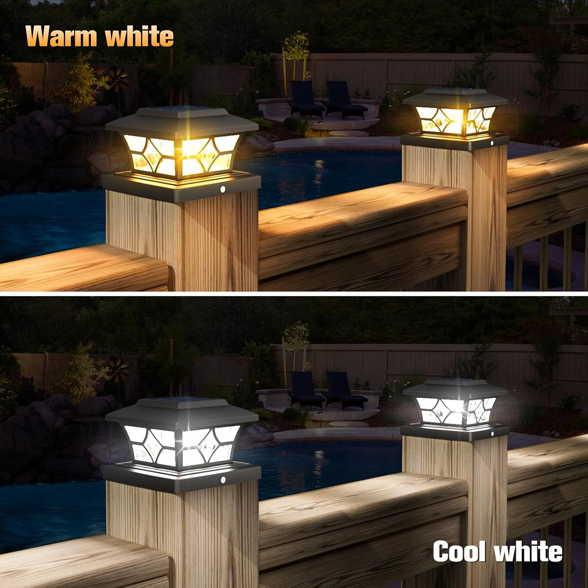 Solar Post Cap Lights — home decor (view 3)