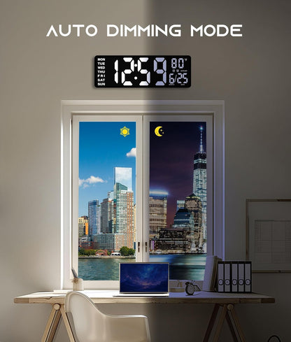HyperGlow Pro RGB Wall Clock — home decor (view 7)