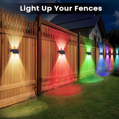 Smart Solar Fence Lights — home decor (view 8)
