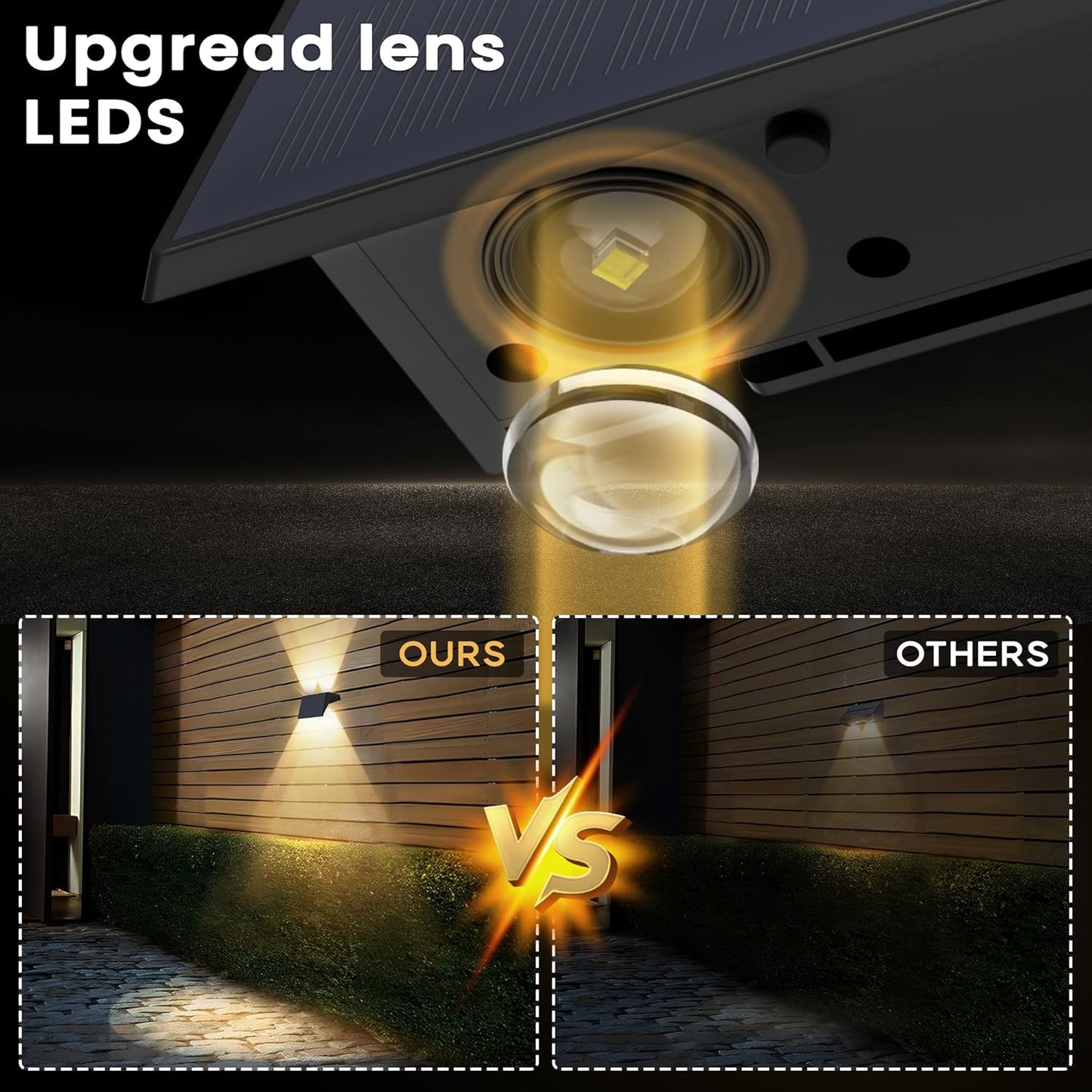 Smart Solar Fence Lights — home decor (view 7)