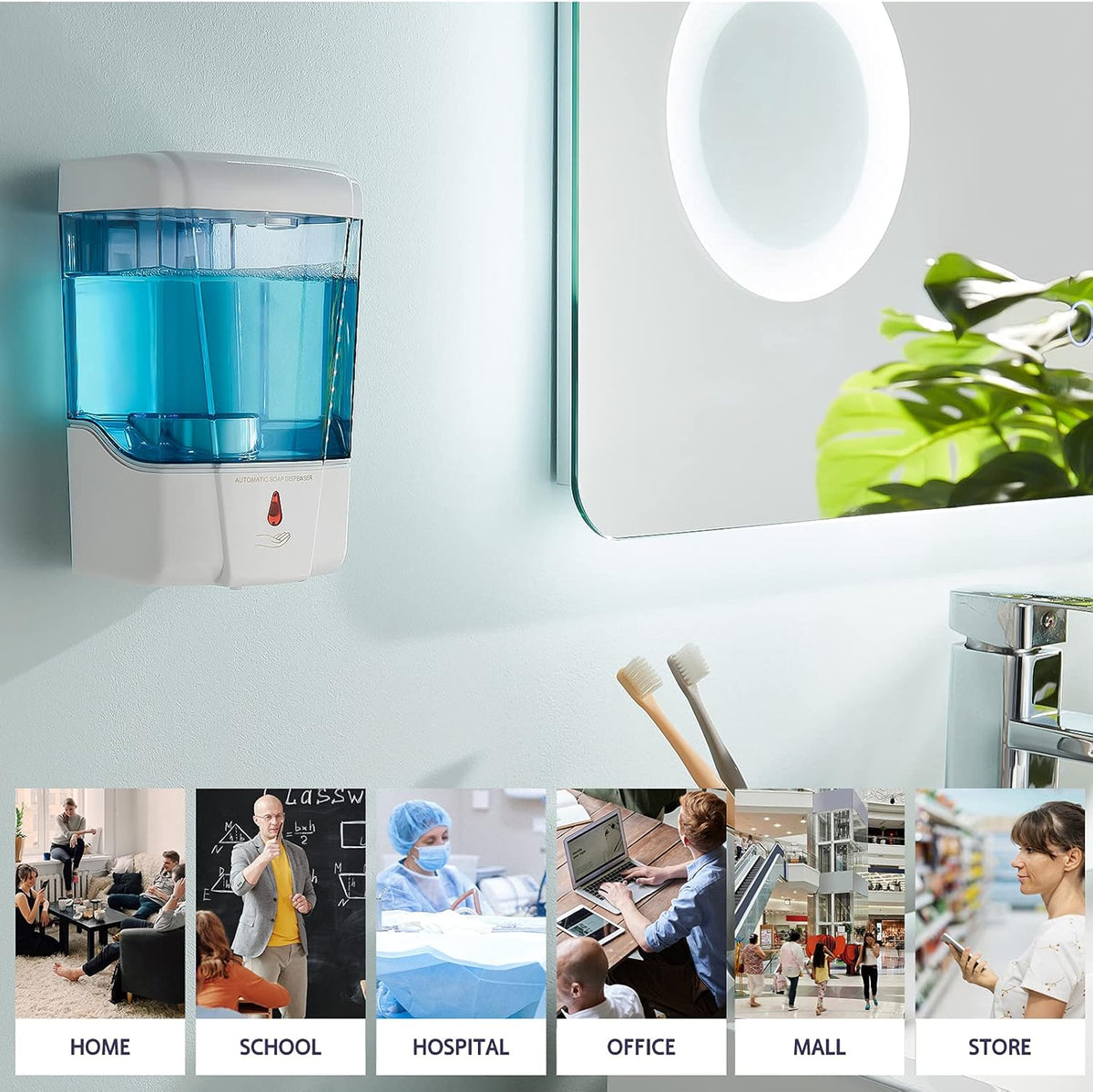 Touchless Wall Soap Dispenser — home decor (view 6)