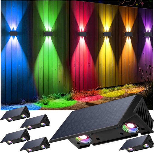 Smart Solar Fence Lights — home decor