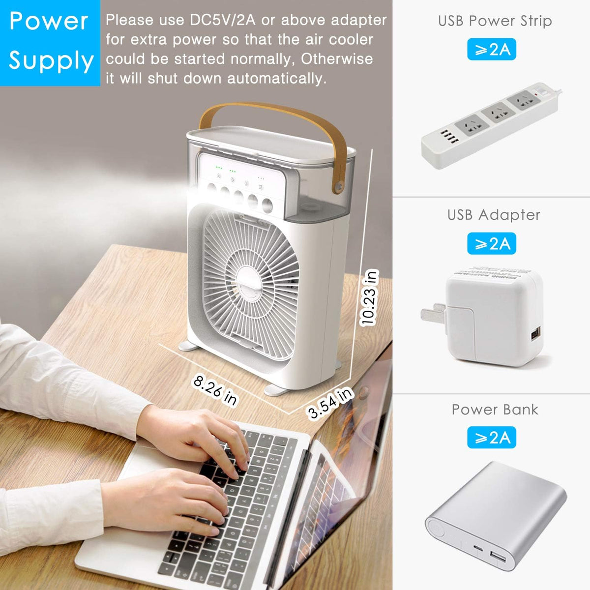 CoolBreeze Personal Air Cooler — home decor (view 5)