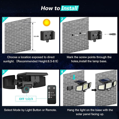 Cozy Home Solar Flood Light Outdoor — home decor (view 6)