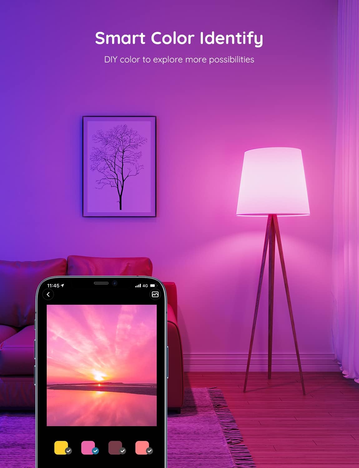 Smart Light Bulbs, Color Changing — home decor (view 2)