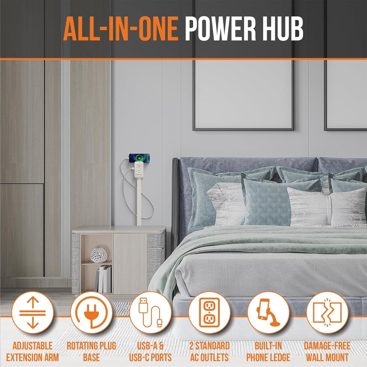 Easy Reach Outlet Extender — home decor (view 3)