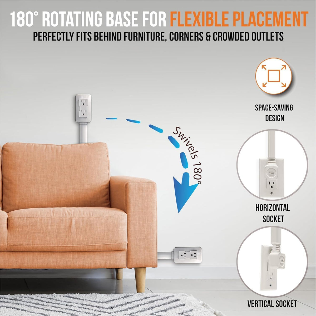 Easy Reach Outlet Extender — home decor (view 6)