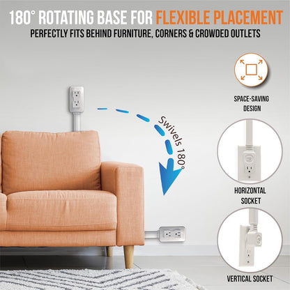 Easy Reach Outlet Extender — home decor (view 6)
