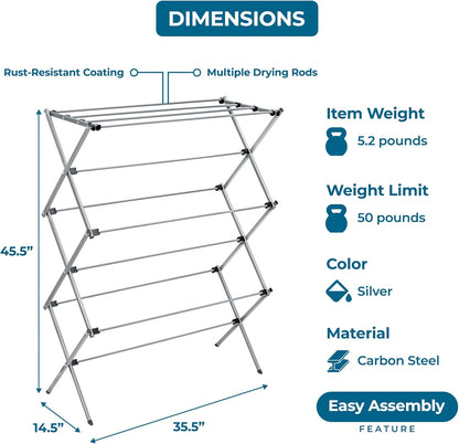 Space-Saving Clothes Drying Rack — home decor (view 6)