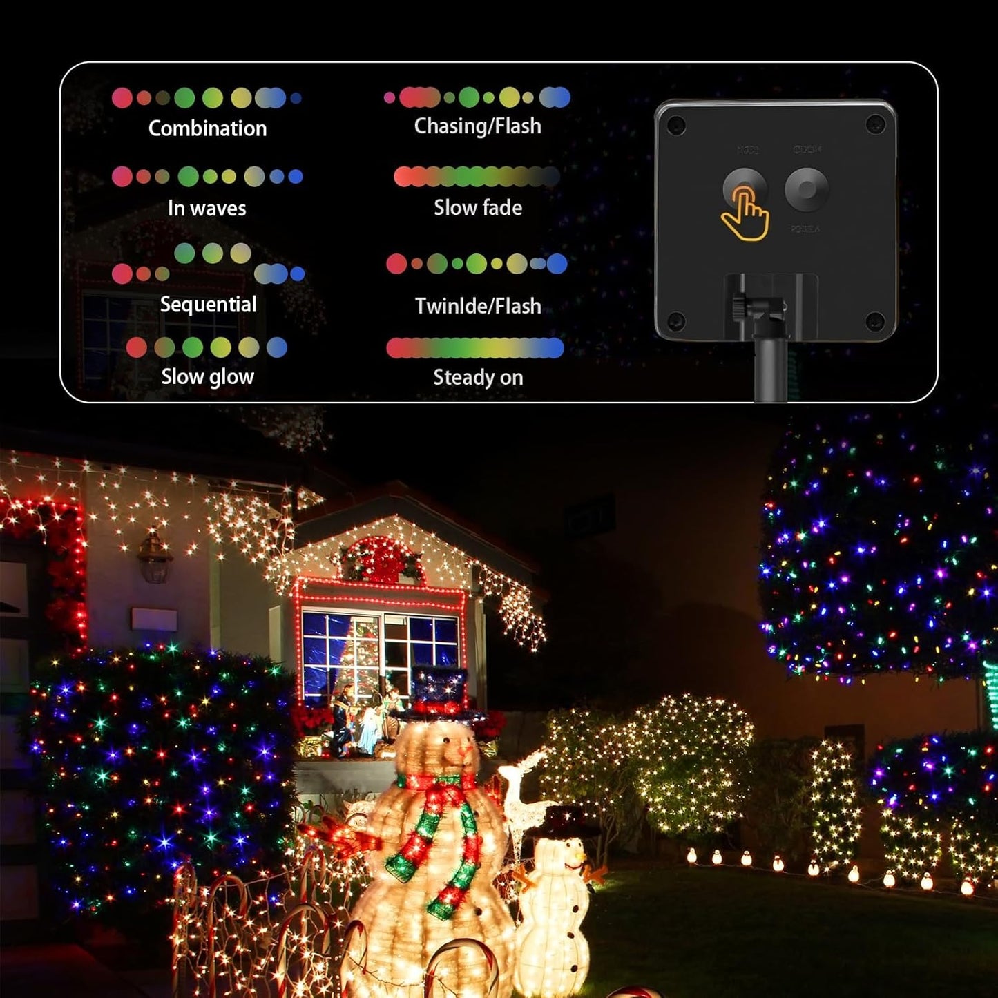 Radiant Solar Christmas Lights — home decor (view 7)