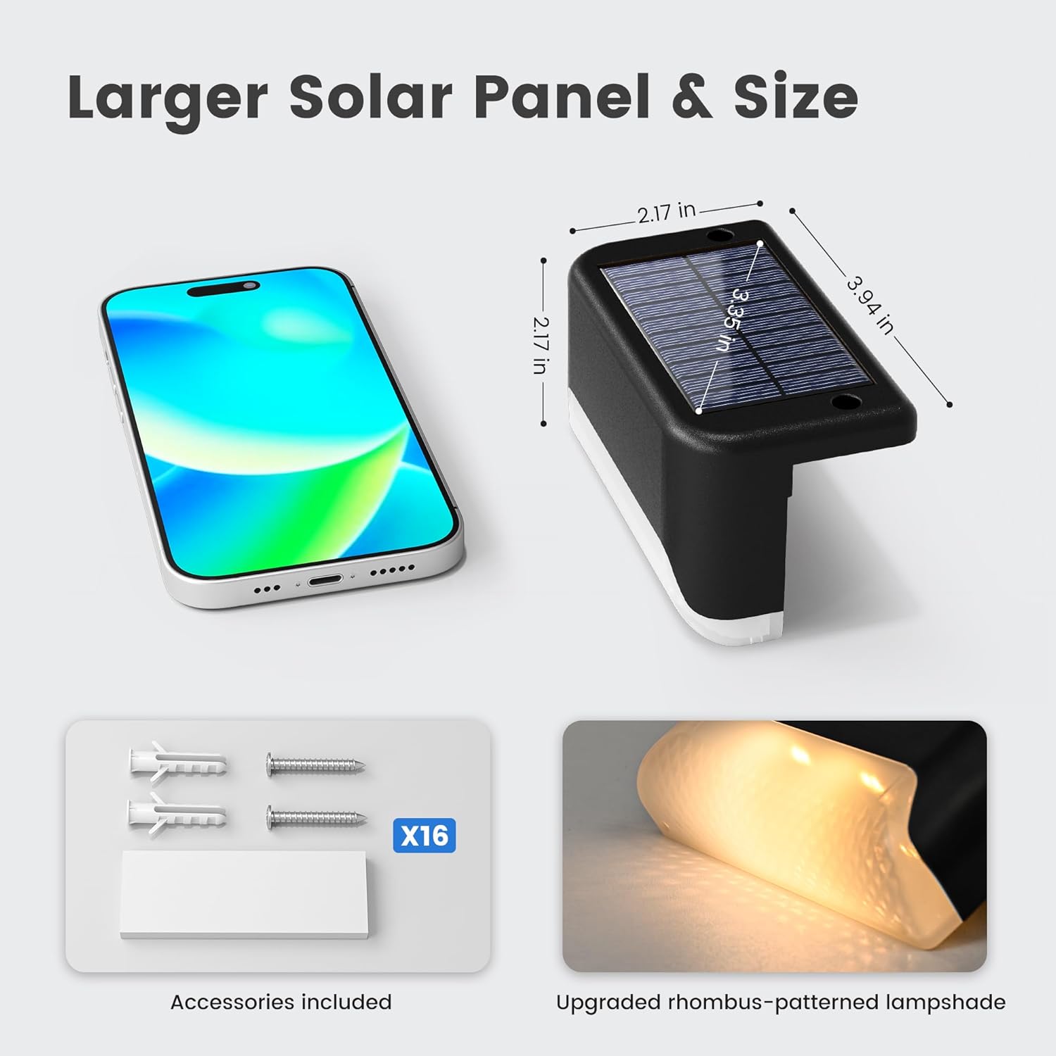 Premium Solar Deck Lights Illuminate Your Steps All Night — home decor (view 4)