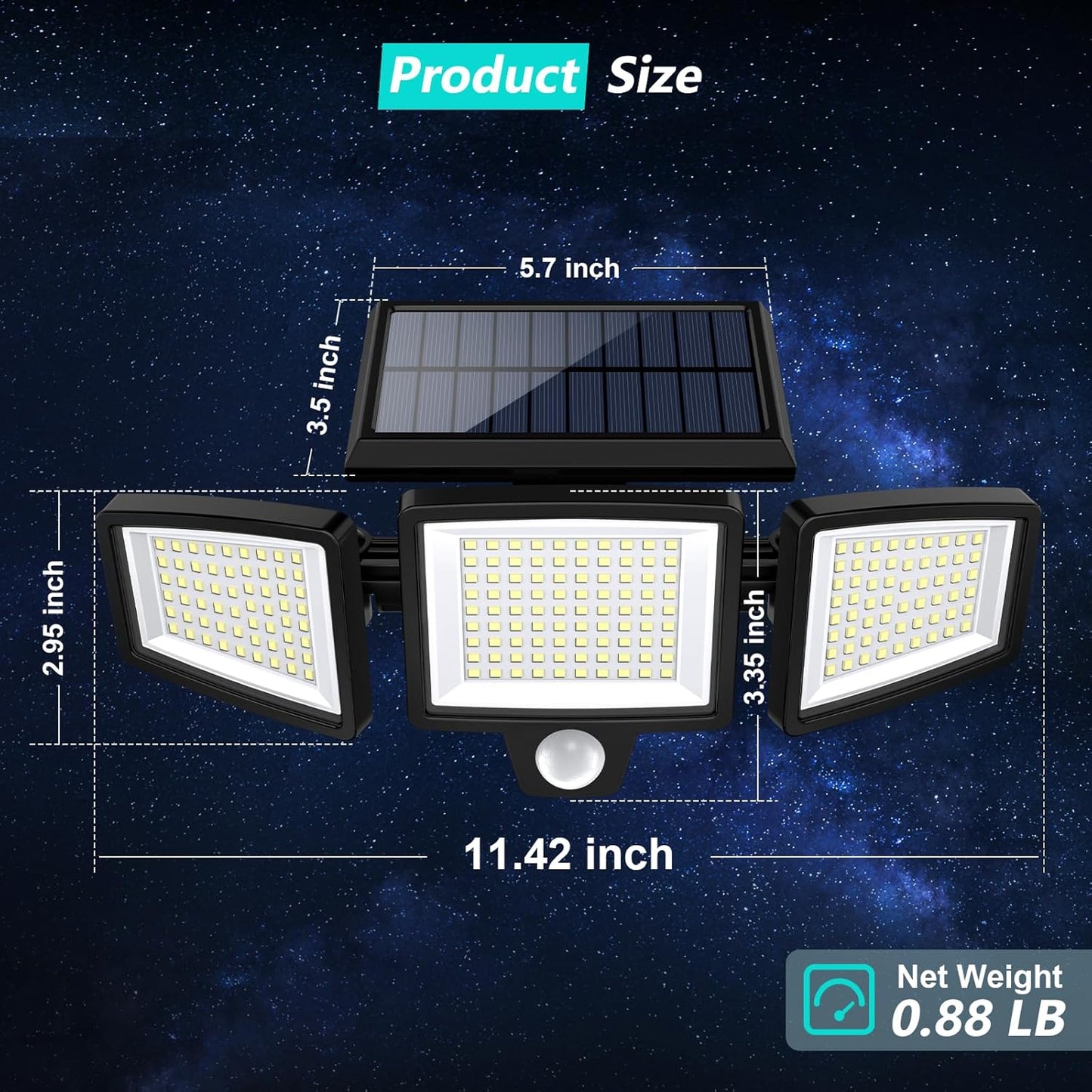 Cozy Home Solar Flood Light Outdoor — home decor (view 3)