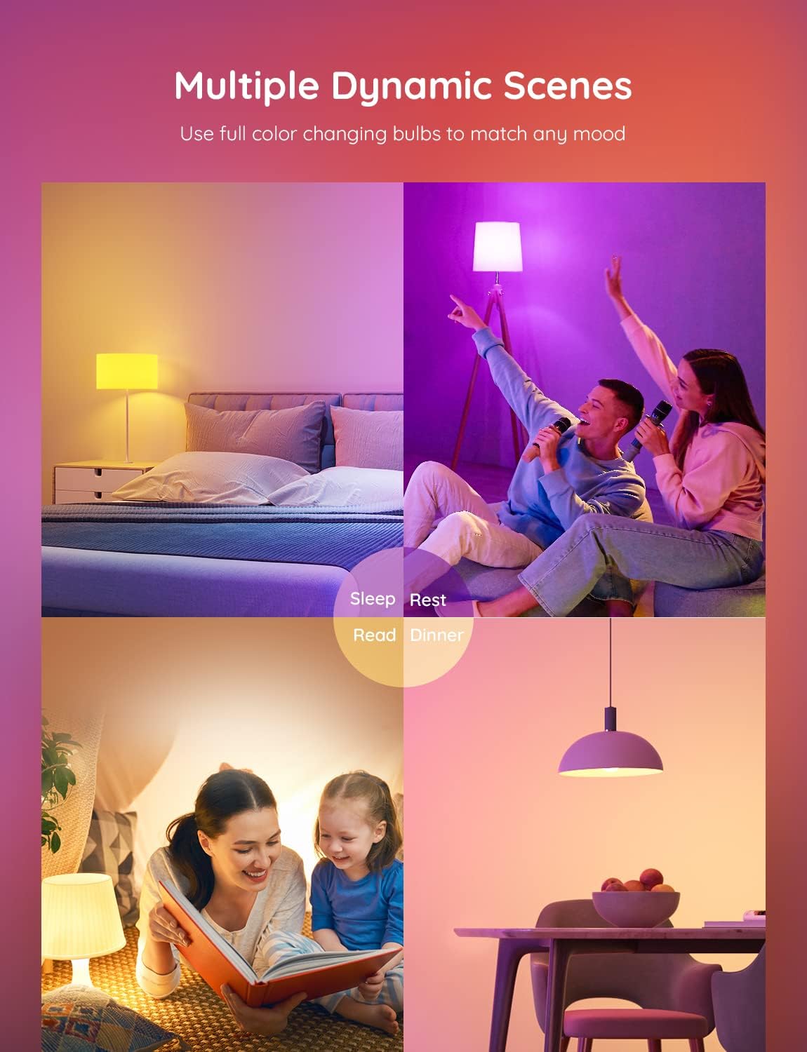 Smart Light Bulbs, Color Changing — home decor (view 7)