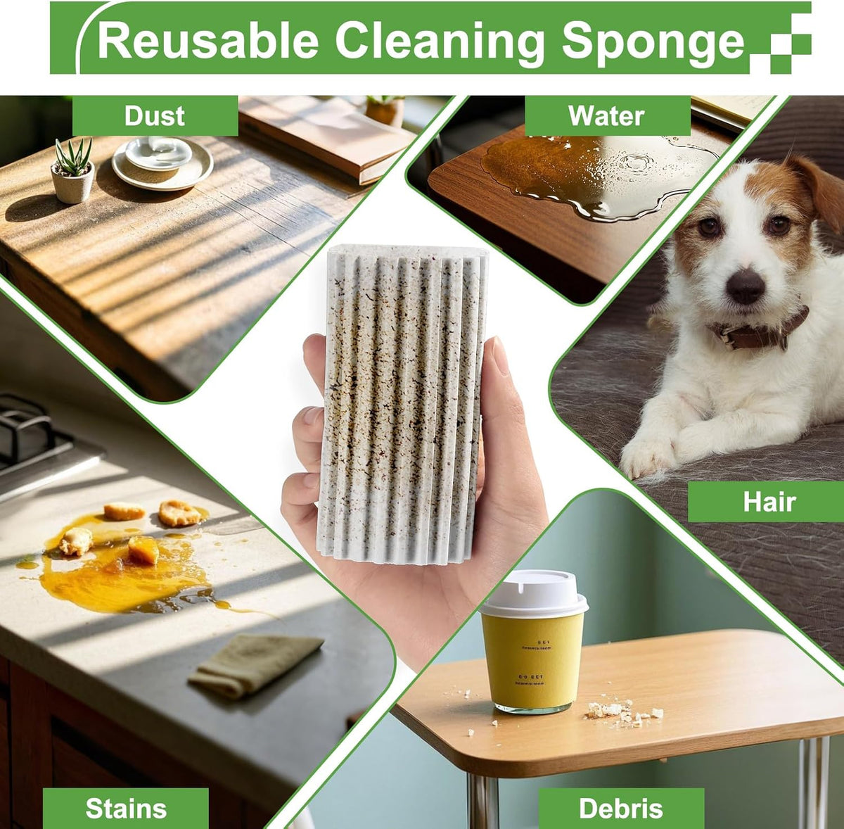 Magic Clean Duster Sponge Set — home decor (view 4)