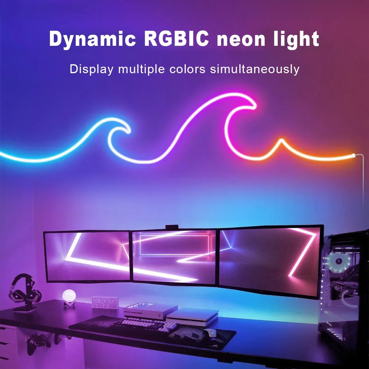 Colorful Smart Light Strip — home decor (view 2)