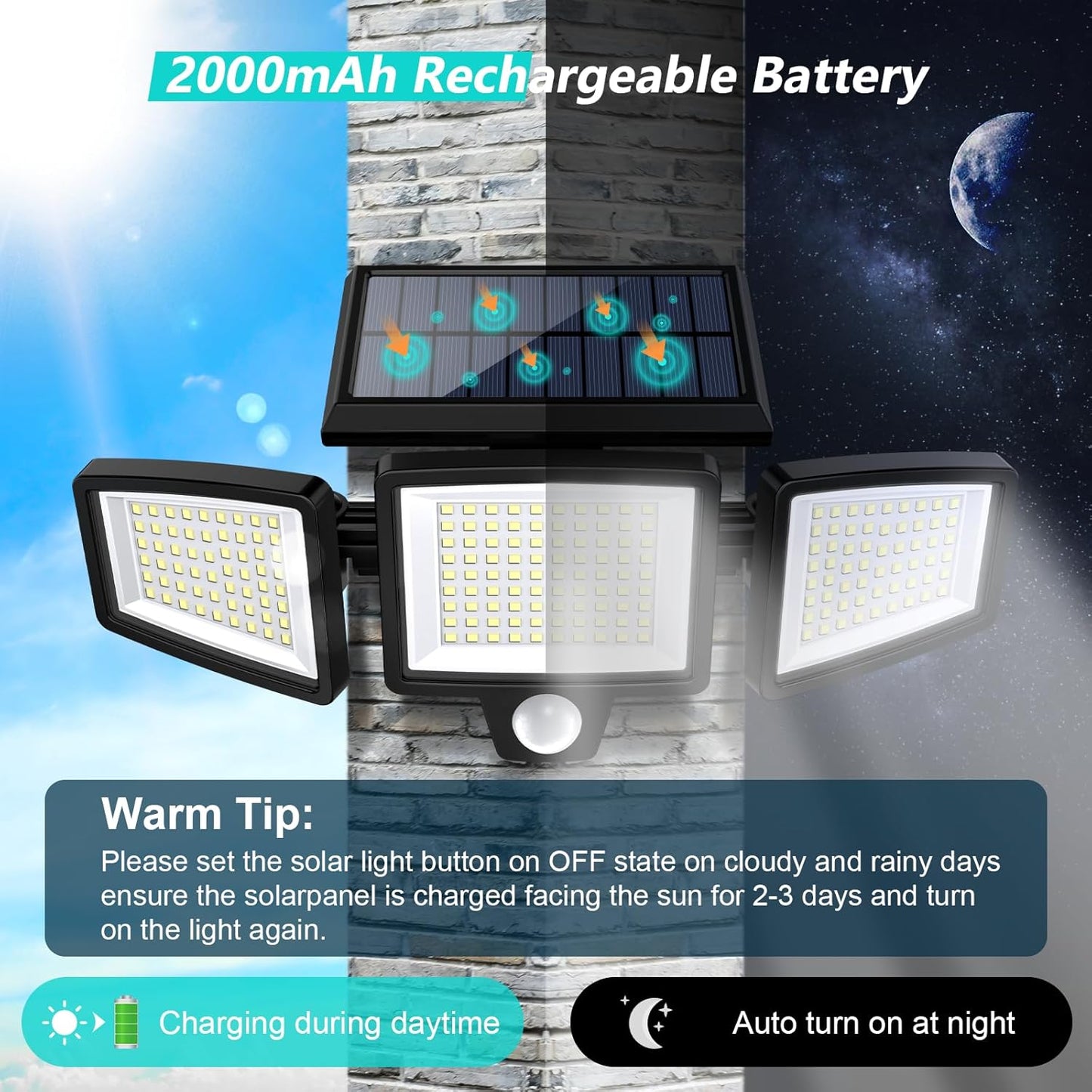 Cozy Home Solar Flood Light Outdoor — home decor (view 4)