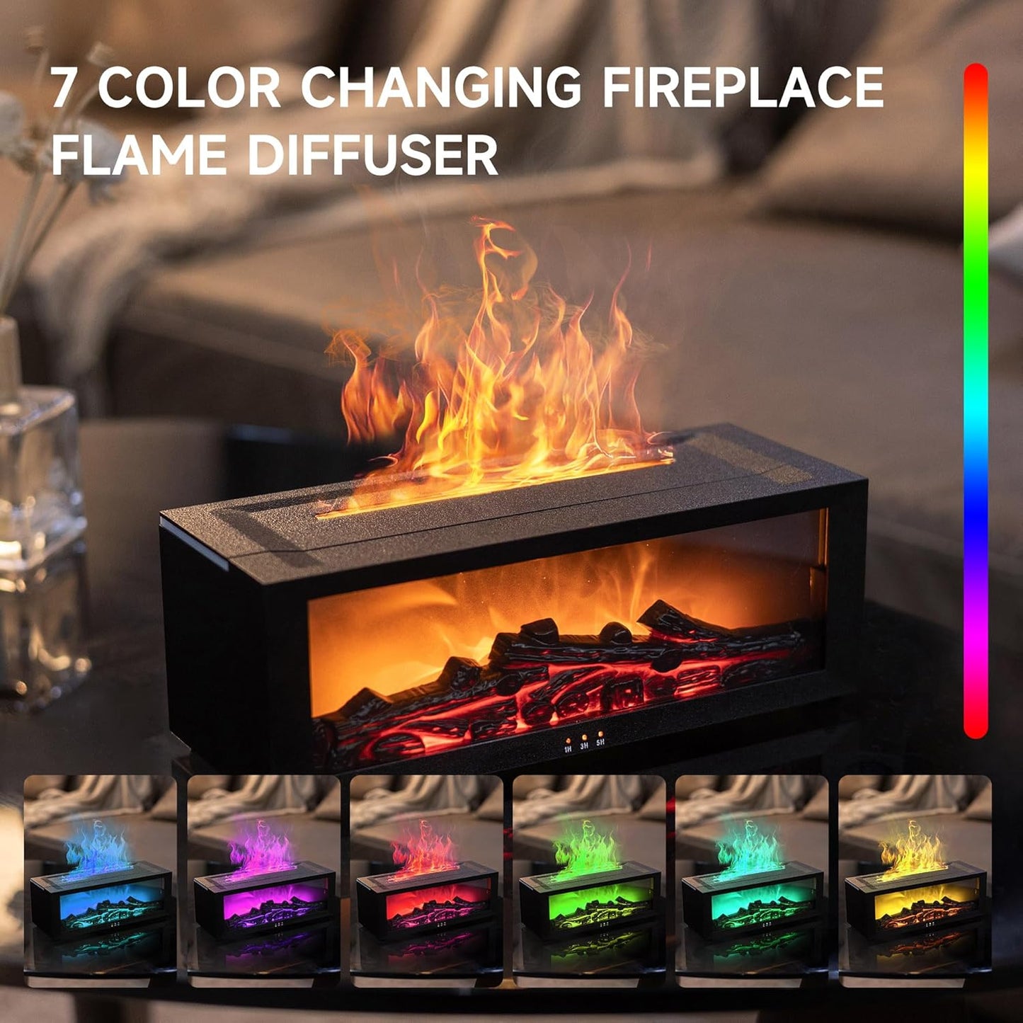 Magical Flame Led Decorative Fireplace — home decor (view 6)