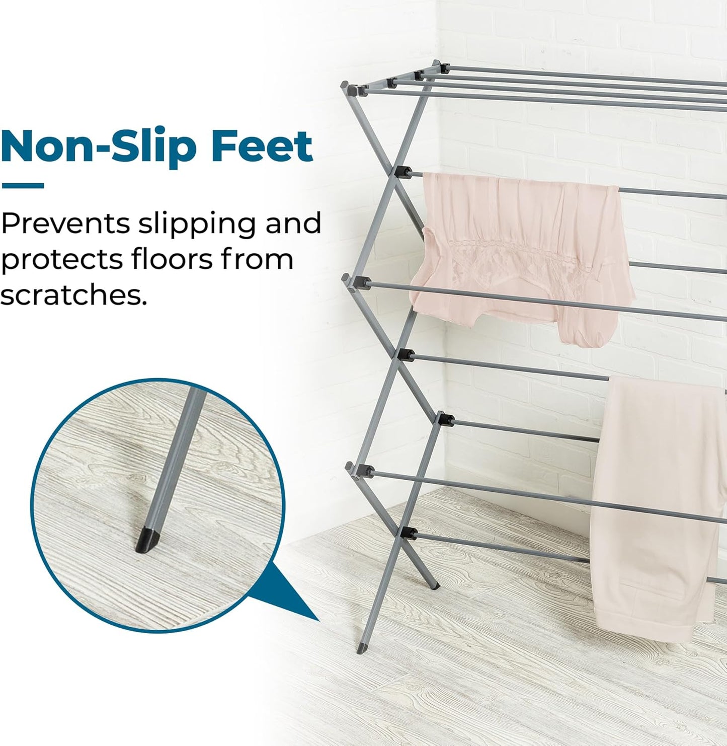 Space-Saving Clothes Drying Rack — home decor (view 4)