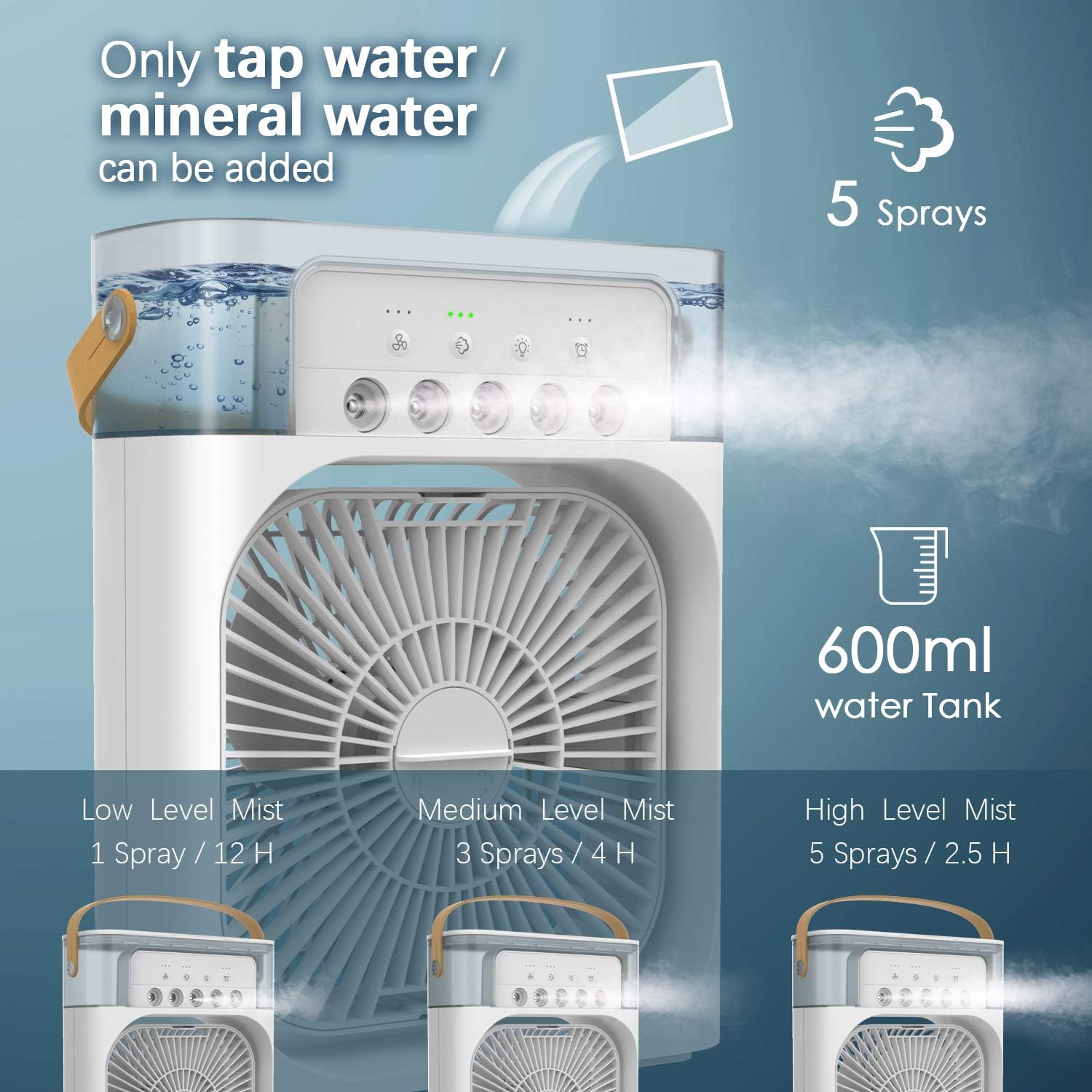 CoolBreeze Personal Air Cooler — home decor (view 3)